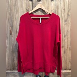 Athleta Coaster Luxe Recover Sweatshirt XL Red